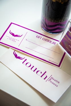 Touch Health & Fitness Gift Certificates